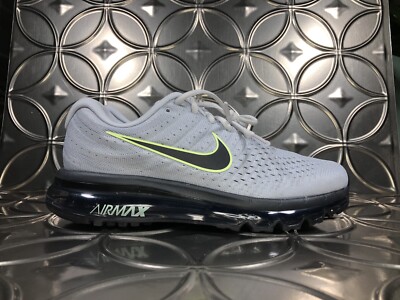 Nike Air Max 2017 Running Sneakers Wolf Grey 849559-012 Men's Size