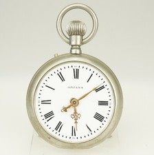 RAR Antique Pocket Watch Men's no fusee duplex chronometer repeater Roskopf