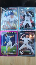 2024 Topps Chrome Update Series Lot 30 Base, Refractor, Prism, All Star X Frac
