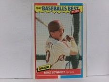 1987 Fleer Baseball's Best Sluggers vs Pitchers Box Set Mike Schmidt #37 HOF