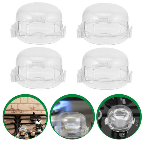 5pcs Kitchen Gas Safety Case Durable Gas Cooker Switch Protection Cover