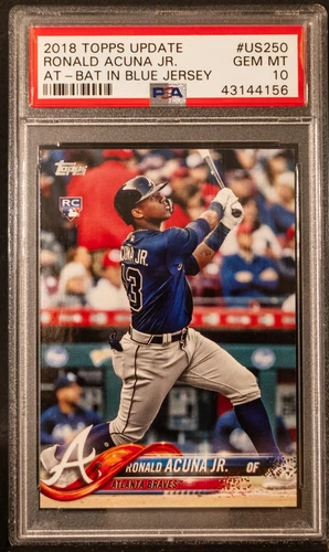 EL.63 Ronald Acuna Jr. 2018 Topps Update #US250a Rookie RC PSA 10