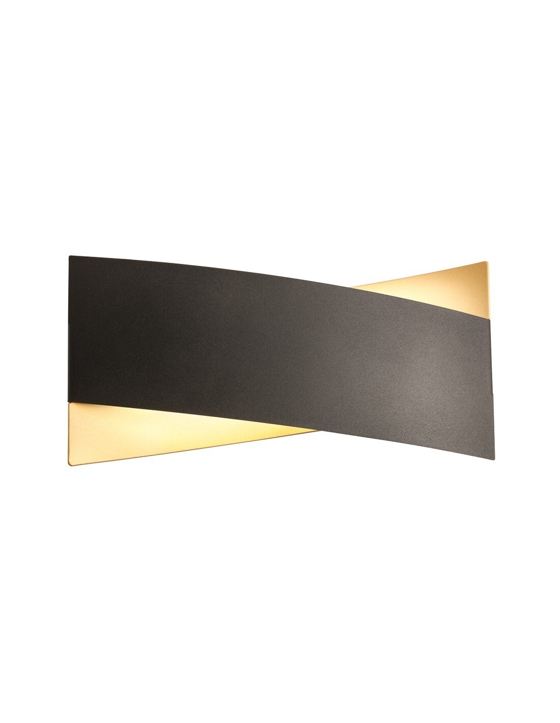 Applique LED Moderna RD-0318 12W Nero Oro Opaco | Offerta Online
