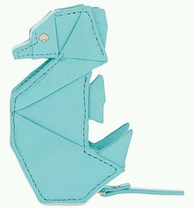 Details About Kate Spade Breath Of Fresh Air Origami Seahorse Coin Purse Nwt