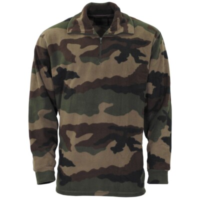 Maglione Militare In Pile Da Uomo Con Mezza Cerniera - Felpa Tattica A Collo Alto Per Caccia, Lavoro E Outdoor Invernale