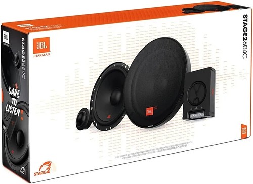 JBL STAGE 2 604C 6.5" Component Speakers 6-1/2" W/ Grilles Tweeters Crossovers - Picture 4 of 4
