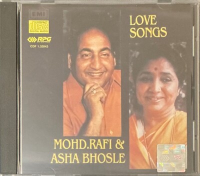 Love Songs Mohd. Rafi & Asha Bhosle - RARE EMI Bollywood CD CDF 132043