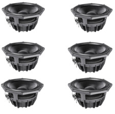 6 pcs FaitalPRO 8PR200 8" Neodymium Professional Midbass 16  200 watt 95 dB 58Hz