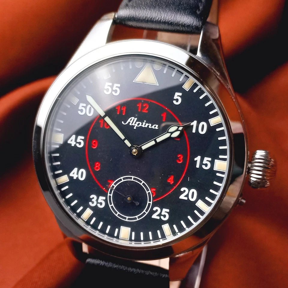 Reloj Pulsera Alpina Suizo Antiguo Suizo Vintage Matrimonio Hombre Reparado Foto 3 de 4