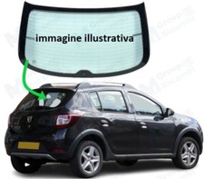 Dacia Sandero 2013 - 2020 Heckscheibe Glas Motorhaube hinten