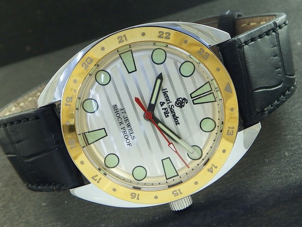 MECHANICAL HENRI SANDOZ \u0026 FILS VINTAGE SWISS MEN'S WRIST WATCH  441a-a220610-4 - fddstudio.com