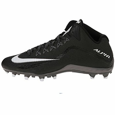 Nike Men's Alpha Pro 2 TD Sport Football Cleats, Black SIZE 8 US