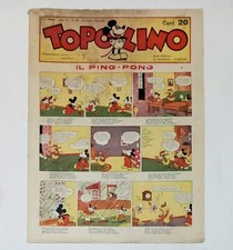 TOPOLINO GIORNALE 129 - originale Nerbini 1935 - Leggi Descrizione