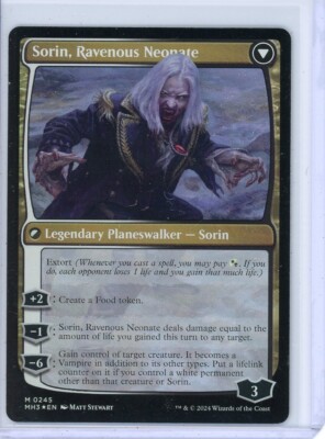 SORIN OF HOUSE MARKOV/RAVENOUS NEONATE MTG MH3 MYTHIC RARE FOIL
