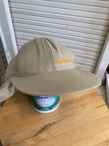 Tan Neck Flap Sun Protection Cap Hat 