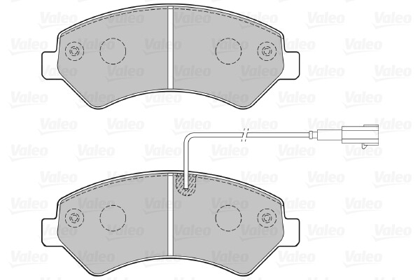 Kit plaquettes de frein à disque Valeo 301276 pour système et dispositif de freinage auto