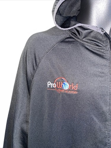 Head Mens Black Tennis Hoodie Front Zipper Size L - Picture 4 of 9