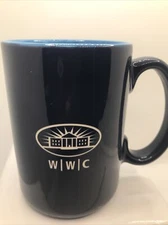 WWC Government Services Mug. Art Deco Print COFFEE Mug. B162. Cracked Scratched