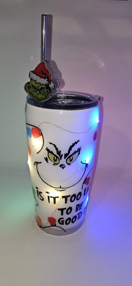 Светодиодный барабан Grinch 20 унций  - Изображение 2 из 2