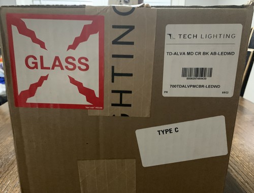 Tech Lighting TD Alva Pendant, Brass/Black LEDWD - 700TDALVPMCBR-LEDWD - Picture 3 of 3