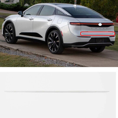 For Toyota Crown 2023-2024 silver Rear Trunk Lid Tailgate Door bottom Cover Trim