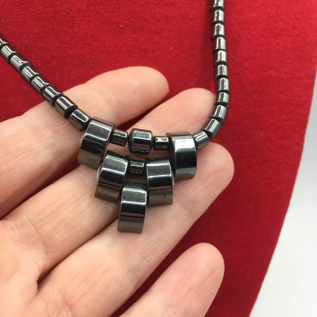 Black hematite necklace online