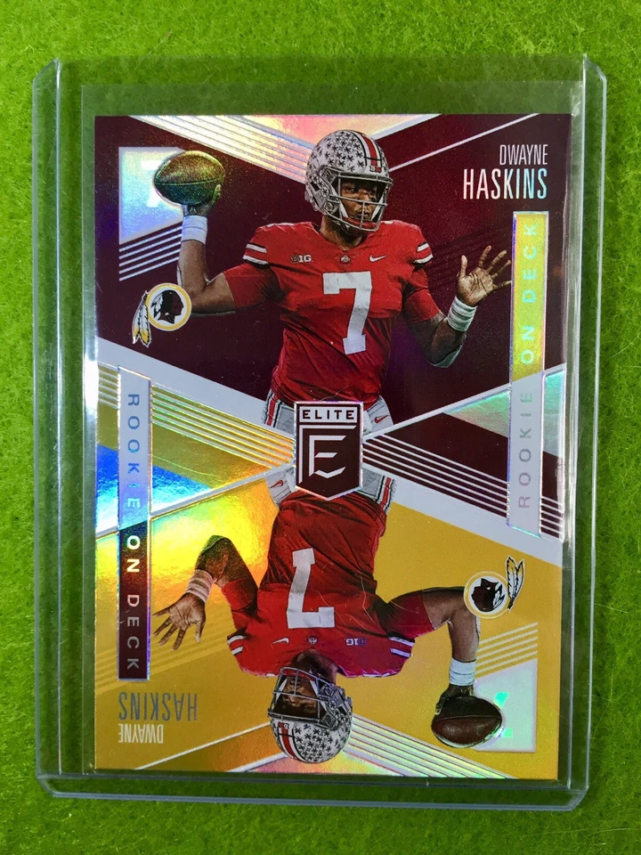 Camiseta DWAYNE HASKINS PRIZM ROOKIE CARD #7 OSU REDSKINS SP RC 2019 Elite On Deck