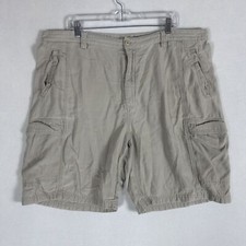 Tommy Bahama Relax Casual Chino Shorts Mens Size 42 Khaki Cotton Blend Summer