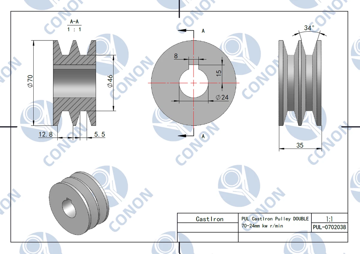 Motor Pulley Sizing