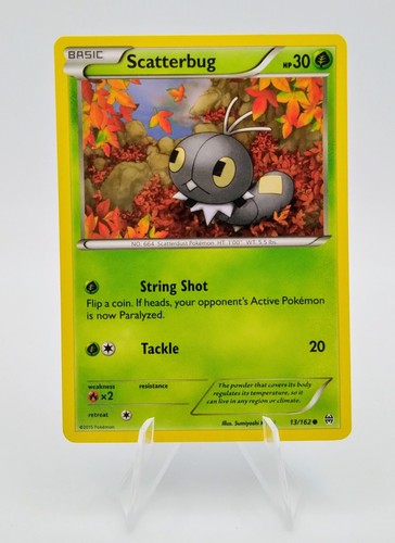 Scatterbug 13/162 XY BREAKthrough 2015 Pokemon Card