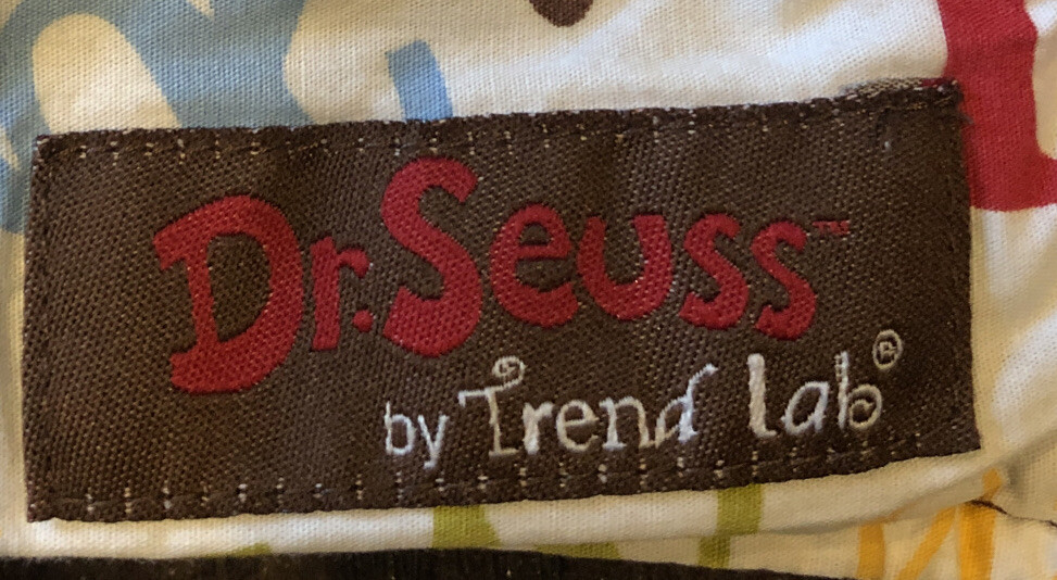 Trend Lab Dr. Seuss’s ABC Alphabet Book Cotton Velour Backed Baby