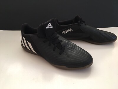 Mens Adidas Predator Edge.4 Sala Indoor Soccer Shoes Black/Gum  Sz 10 EUC