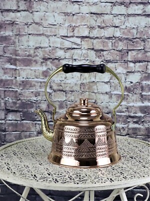 Copper Teapot, Turkish Copper Teapot Stovetop, Kettle Copper Teapot, Tea Kettle