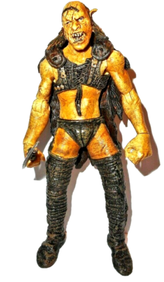 LORD OF THE RINGS SHARKU WITH WARG BEAST TOY BIZ FIGURES DELUXE BEAST RIDER SET