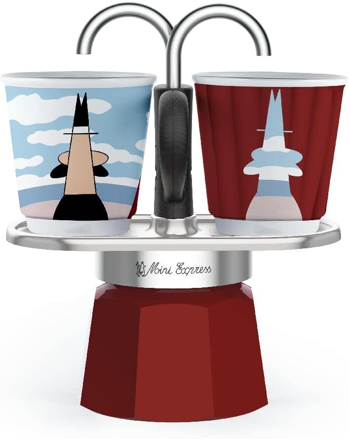 Bialetti Mini Express Kandinsky: Moka Set includes Coffee Maker