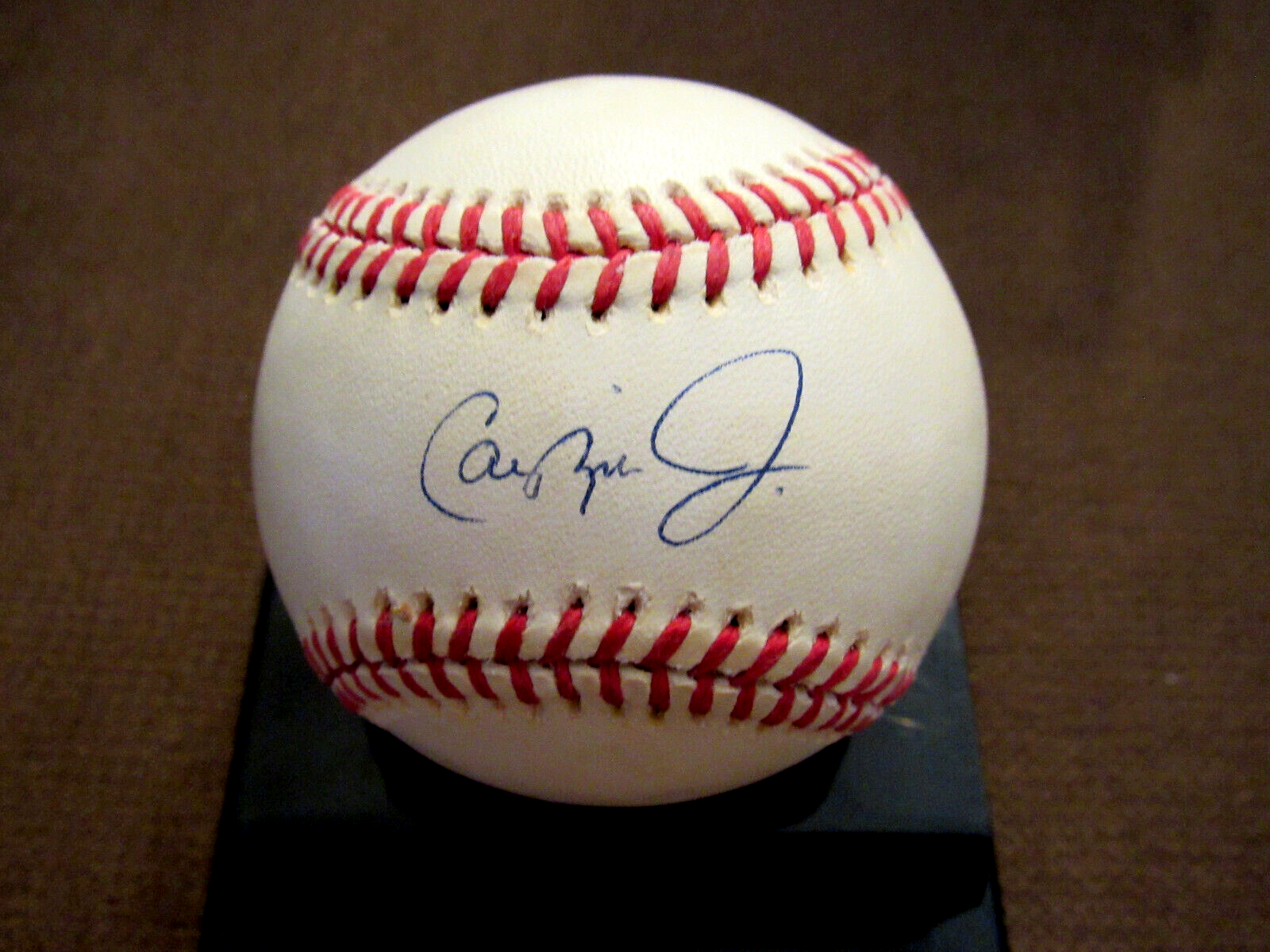 Cal Ripken Jr. Autographed Signed Baltimore Orioles BALT ORIOLES HOF AUTO VINTAGE OAL BASEBALL JSA BEAUTY 