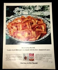 Life Magazine Ad CHEF BOY-AR-DEE Ravioli 1964 Ad