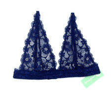 Honeydew Women's Camellia Lace Bralette Blue Size L 5631