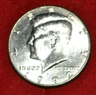 1992 P Kennedy Half Dollar Coin - circulated