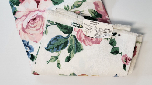 Interior Design Fabric SUNBRELLA Decorator Upholster Floral New 1 3/8 Yd Vintage - Imagen 4 de 16