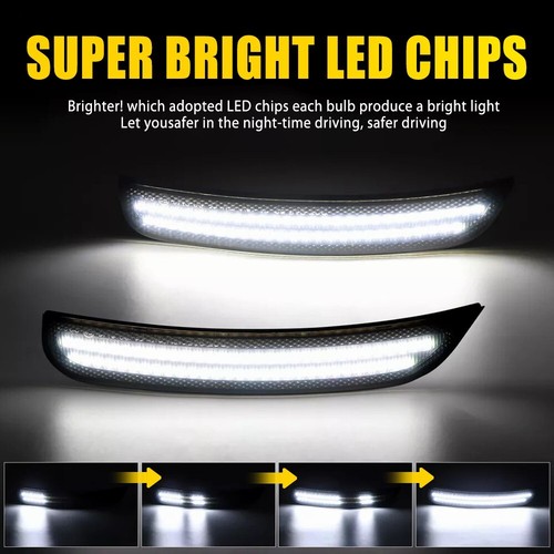 For 2015-2023 Chrysler 300 300C 300S Front Rear LED Bumper Side Marker Lights 4x - Picture 5 of 12