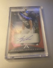 2021 Panini Chronicles Ascension #ASC-LVE Leighton Vander Esch Auto /75