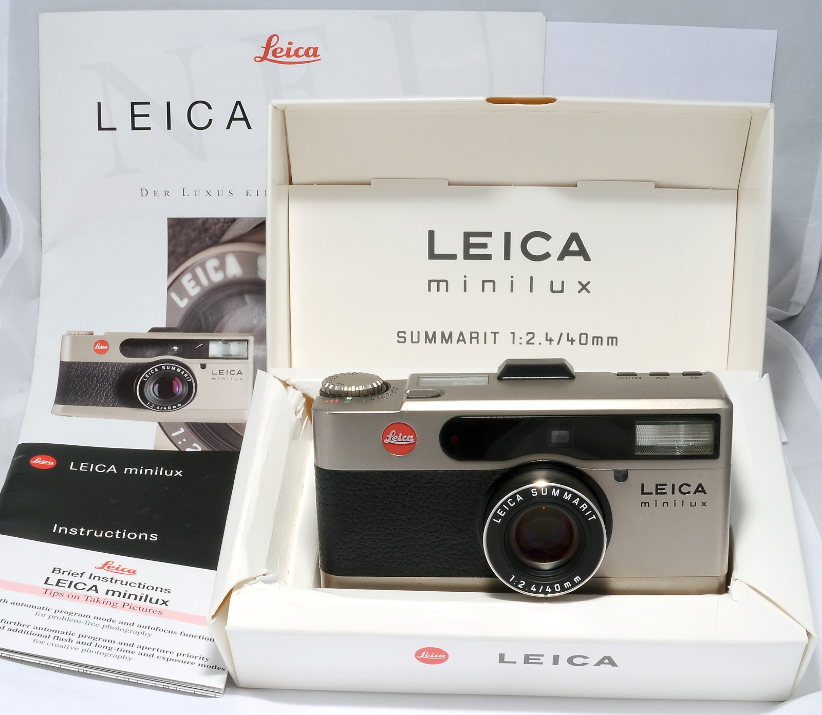 Leica Minilux 35mm Rangefinder Film Camera Body Only | eBay Stock photo