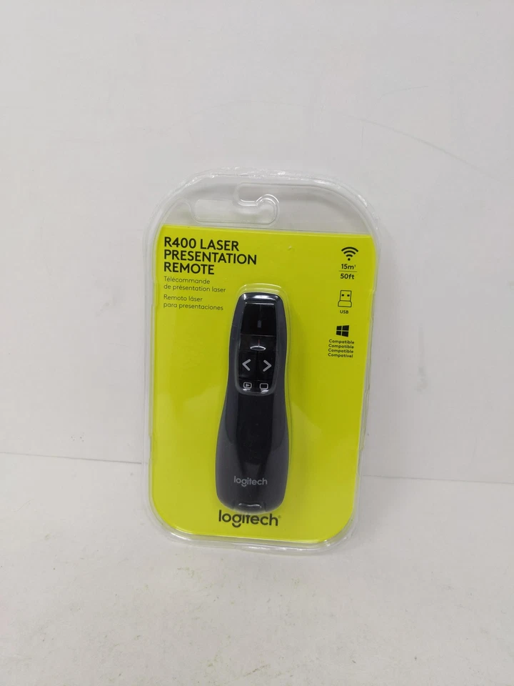Logitech Wireless Presenter R400, Wireless Presentation Remote Clicker with - Image 3 of 4