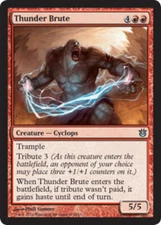 MTG-4x-Near Mint, English-Thunder Brute-Born of the Gods