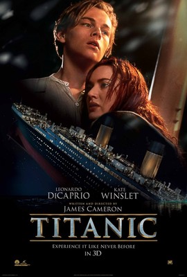 Titanic movie poster (e) : 11 x 17 inches - Leonardo Dicaprio