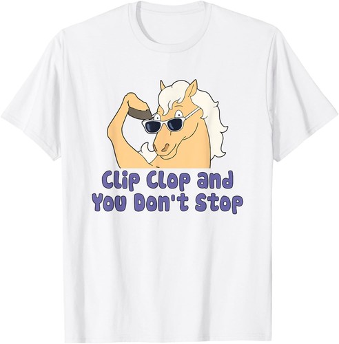 Horse Clip Clop And You Don't Stop Funy Animal T-Shirt Hoodie
