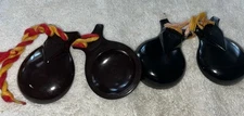 Vintage ELTON MASTEO Spanish Castanets Castañuelas Hand  Percussion Instrument