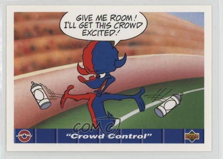 1992 Upper Deck Comic Ball IV Daffy Duck Crowd Control #108 0j1a
