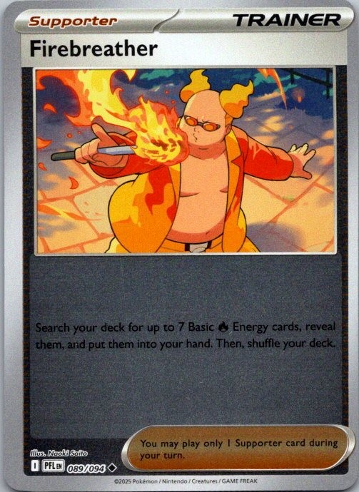 Firebreather - ME02: Phantasmal Flames 089/094 NM Reverse Holo